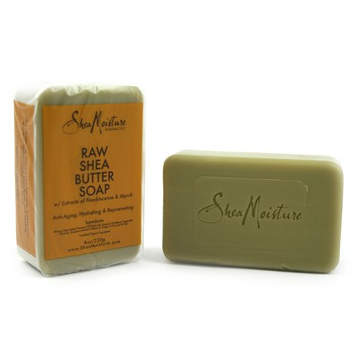 (5,21 /100g) Shea Moisture Raw Shea Butter Soap Bar 8oz 230g