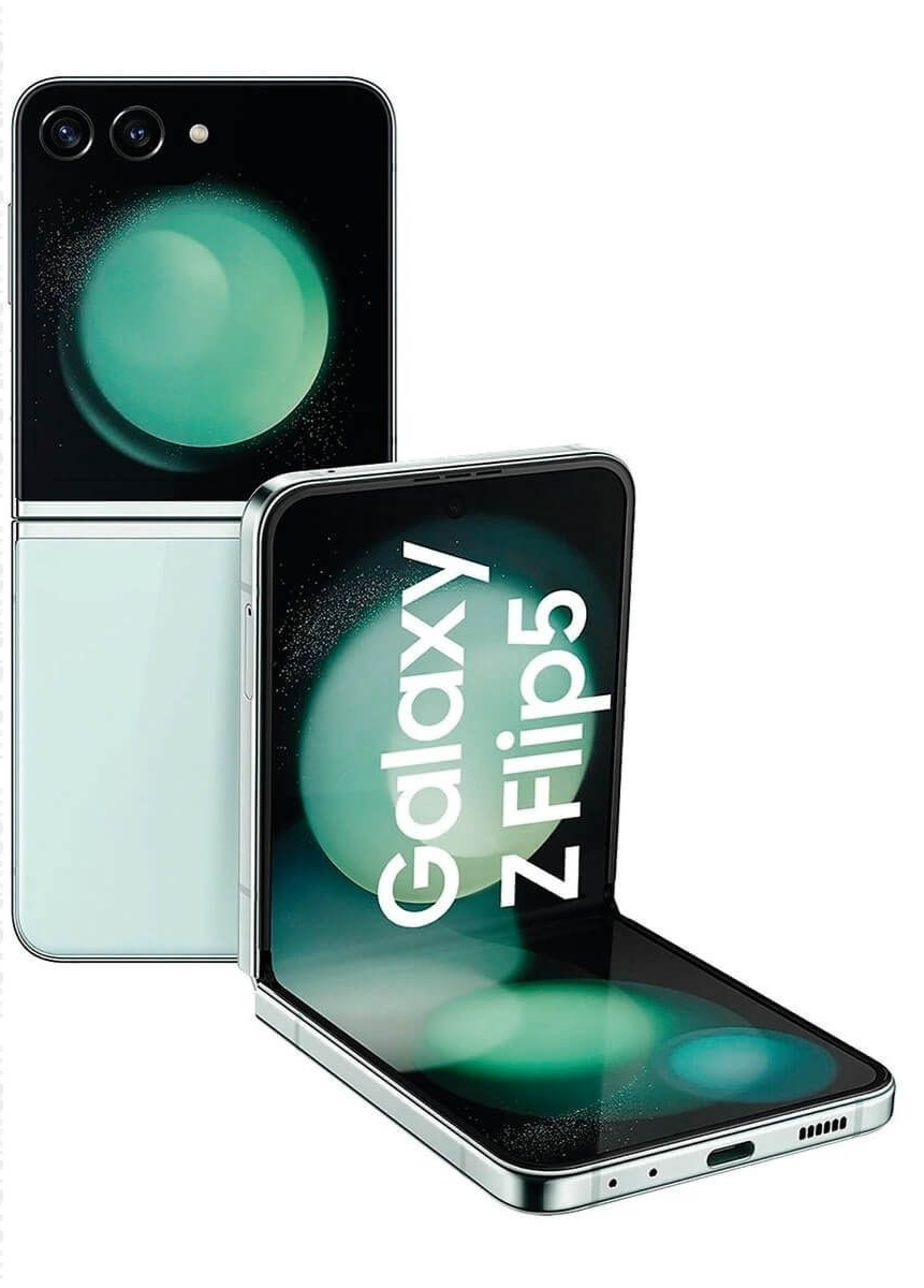SAMSUNG Galaxy Z Flip5 5G 512GB (SM-F731U) Light Green, Factory