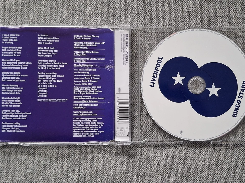 Ringo Starr ( Beatles ) - Liverpool 8 - rare CD promo single - Bild 2 von 2
