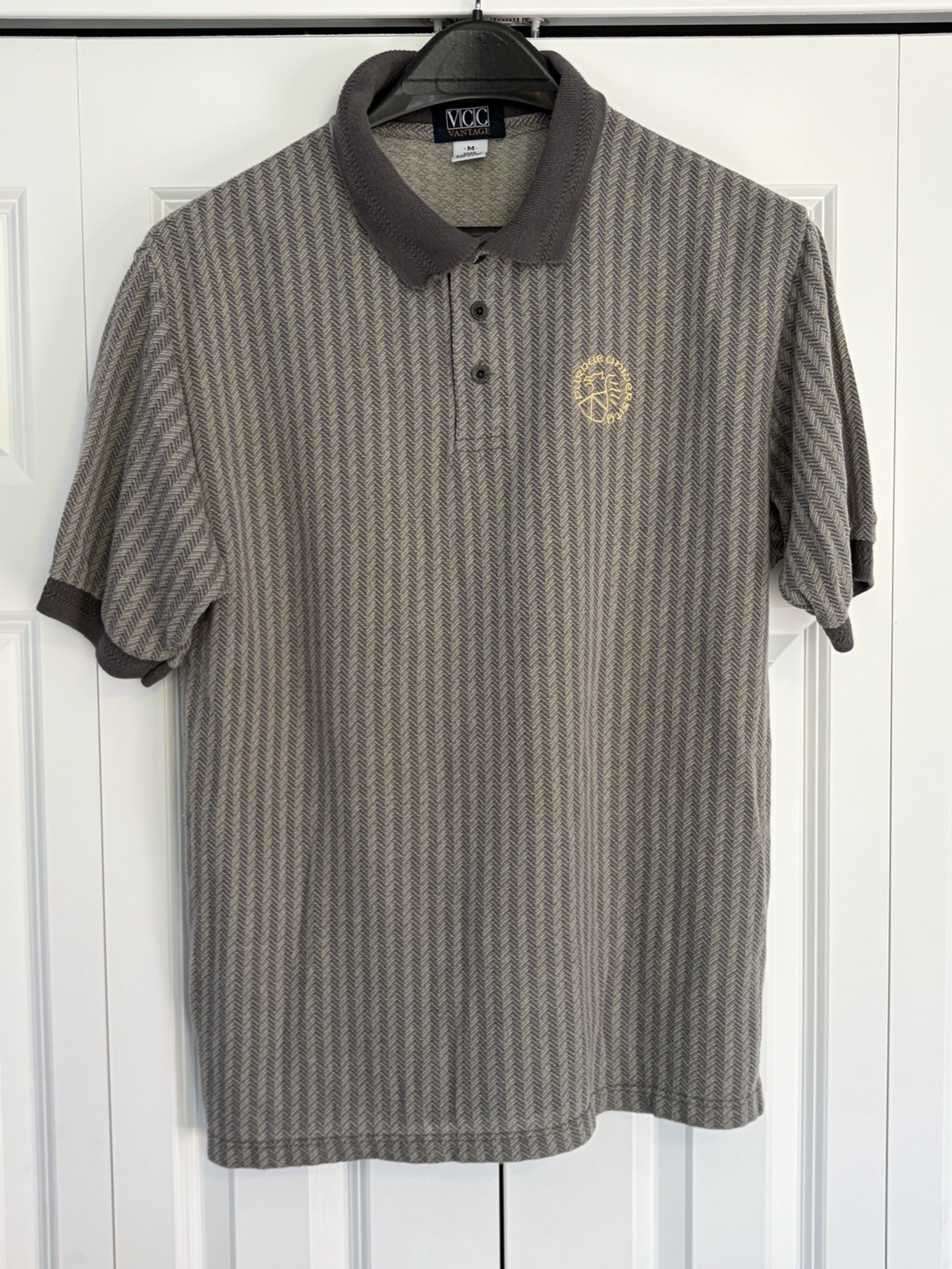 Vintage Purdue University Boilermakers Polo Shirt size Medium   Made in USA