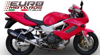 Honda VTR 1000 F Firestorm SC36 1997-2007 GPR Furore Black Exhaust Terminals