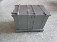 Playmobil Flughafen Hafen Container mit Deckel teiweise mit Reste von Sticken