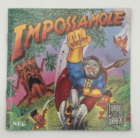 Impossamole (TurboGrafx-16) HuCard, Case & Manual - Tested