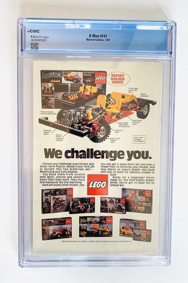 Uncanny X-Men #141 Newsstand CGC 9.2 Days Of Future Past ICONIC COVER!! - Image 2 of 2