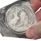 Rogue Island Mint - Cryptid Creatures: Fear the Jackalope (1oz Silver Proof)