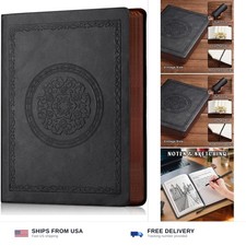 Fetinar Leather Vintage Journal Notebook,300 Pages,Leather Softcover Lined Jo...