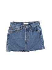 Levi  s Denim Icon Mini Skirt Button Size 27 Medium Wash