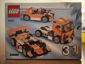 LEGO CREATOR: Sunset Speeder (31017) 3 in 1 Ages 6-12 119 Pieces New damaged box