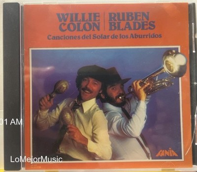 Rare No Longer Made CD Eillie Colon Ruben Blades Canciones del solar aburridos