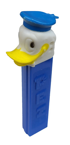 Vintage PEZ Disney Donald Duck Candy Dispenser No Feet / Hong Kong
