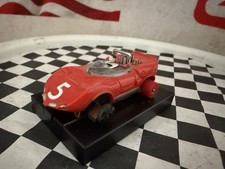 Aurora Chaparral in Red 5 1966 Ho Slot Car Vintage T-Jet Fray Iroc Car