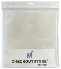 COS Clear Plastic CPP for 12" LP Vinyl Record Album Covers (Outer Sleeves)