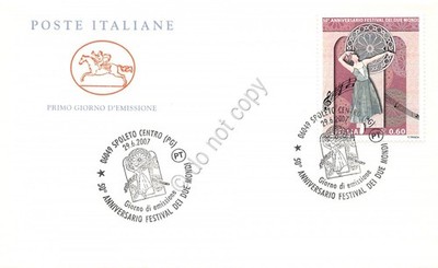 Festival dei Due Mondi Spoleto - FDC Cavallino Italia Repubblica 2007 ***