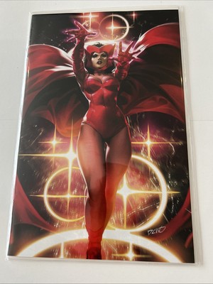 UNCANNY X-MEN #4 - DERRICK CHEW VIRGIN VARIANT SCARLET WITCH 2024