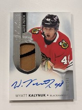 Wyatt Kalynuk 2021-22 Upper Deck The Cup Rookie Patch Autograph /249 #108