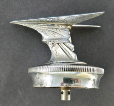Very Rare Vintage 1920s Winged Flying Thermostat Radiator Cap Like Moto Meter
