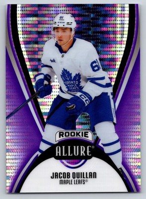 2025-26 Upper Deck Allure Purple Diamond /10 JACOB QUILLAN #107 (NHL21)