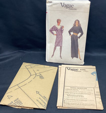 Vtg Sewing Pattern, Vogue Patterns 8489 Dress 10, Uncut, ships free