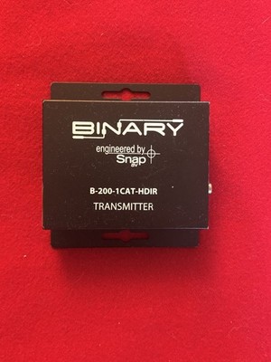 Binary Snap AV B-200-1CAT-HDIR HDMI Transmitter Over Cat5e/6