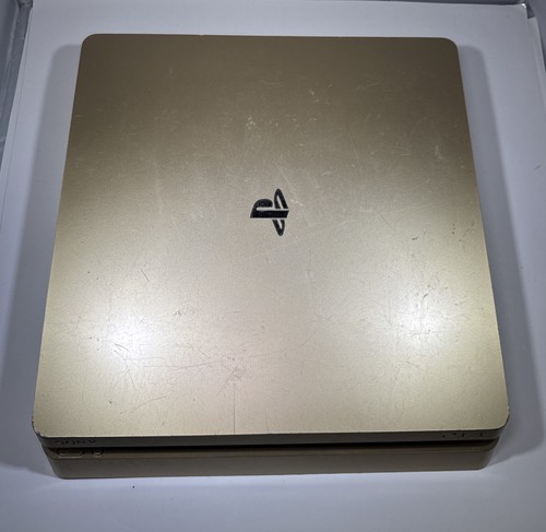 Sony PlayStation 4 Slim Gold Edition 1TB Console CUH-2015B (Disc Issue)(Read)