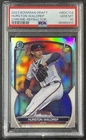 HURSTON WALDREP PSA 10 2023 BOWMAN DRAFT CHROME #BDC-114 1ST REFRACTOR BRAVES