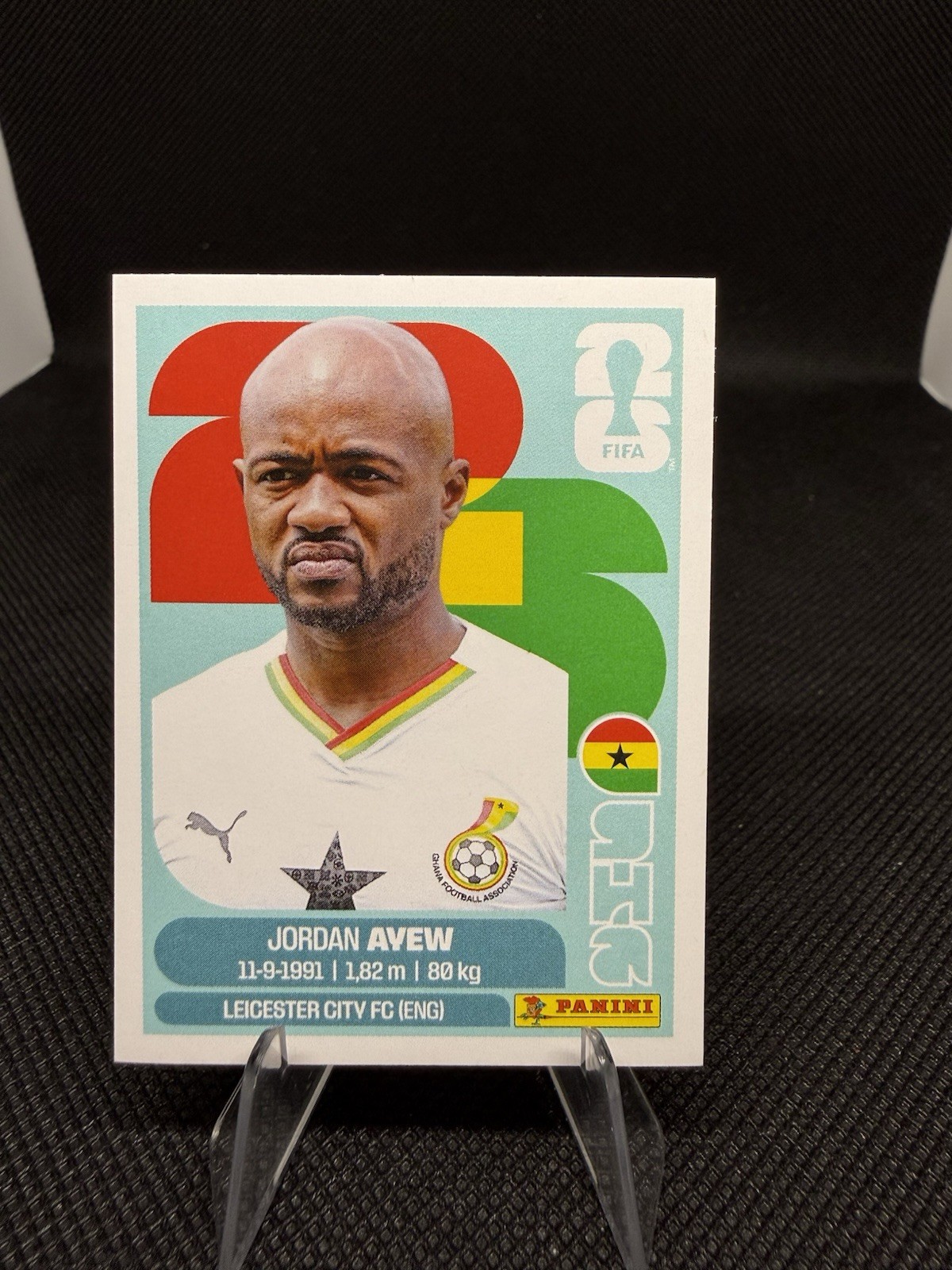 2026 Panini FIFA World Cup Sticker Jordan Ayew #GHA 16 - Ghana