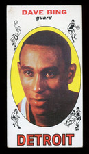 1969-70 TOPPS BASKETBALL TALL BOYS #55 DAVE BING Rookie EX PISTONS Tiny Crease