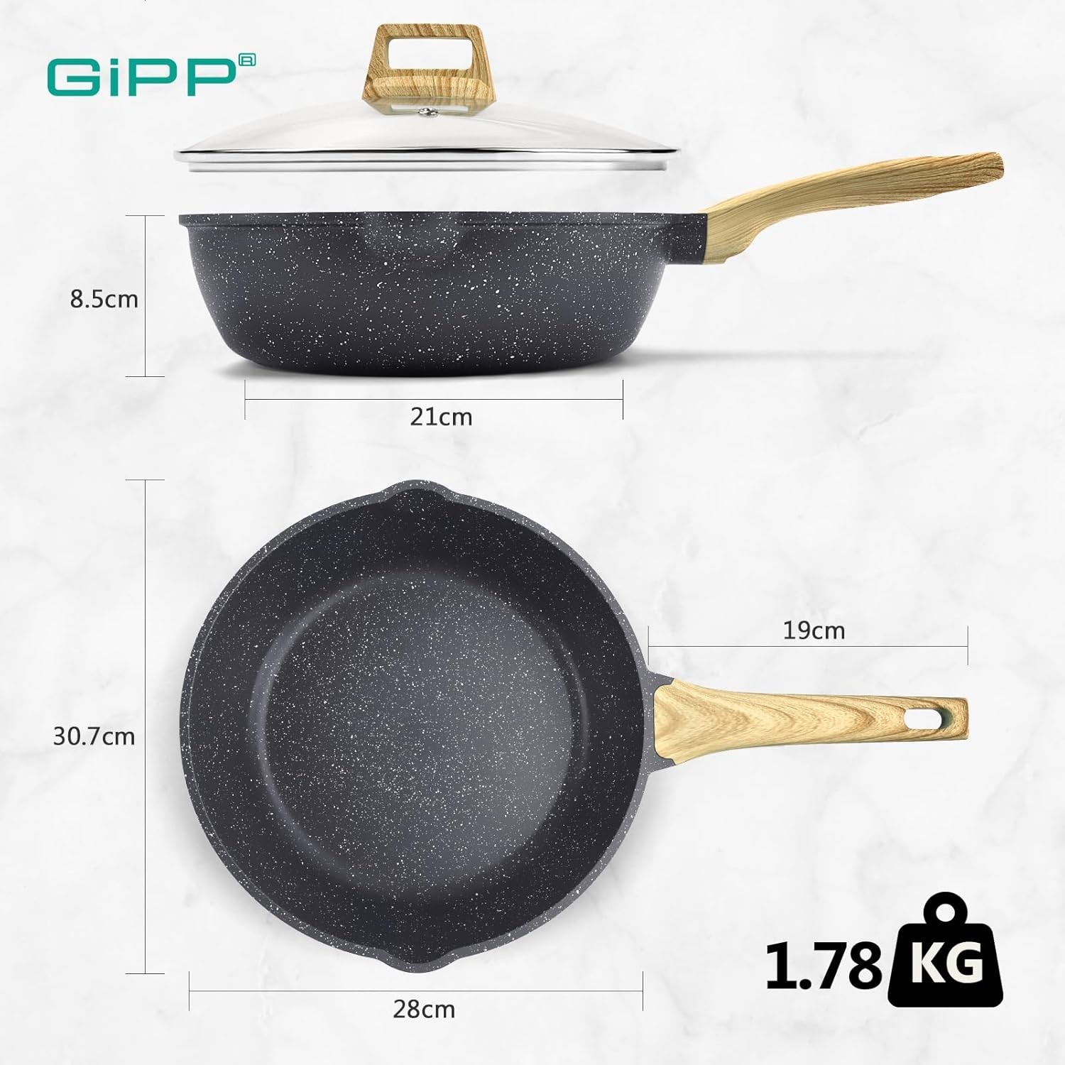 Padella in Pietra GiPP 4.3L - Tradizione e Innovazione in Cucina - 3