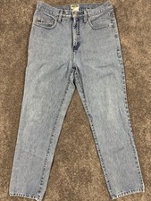 Vintage GUESS Jeans Women's W30 L30 Light Wash Blue Denim High Rise Straight Fit