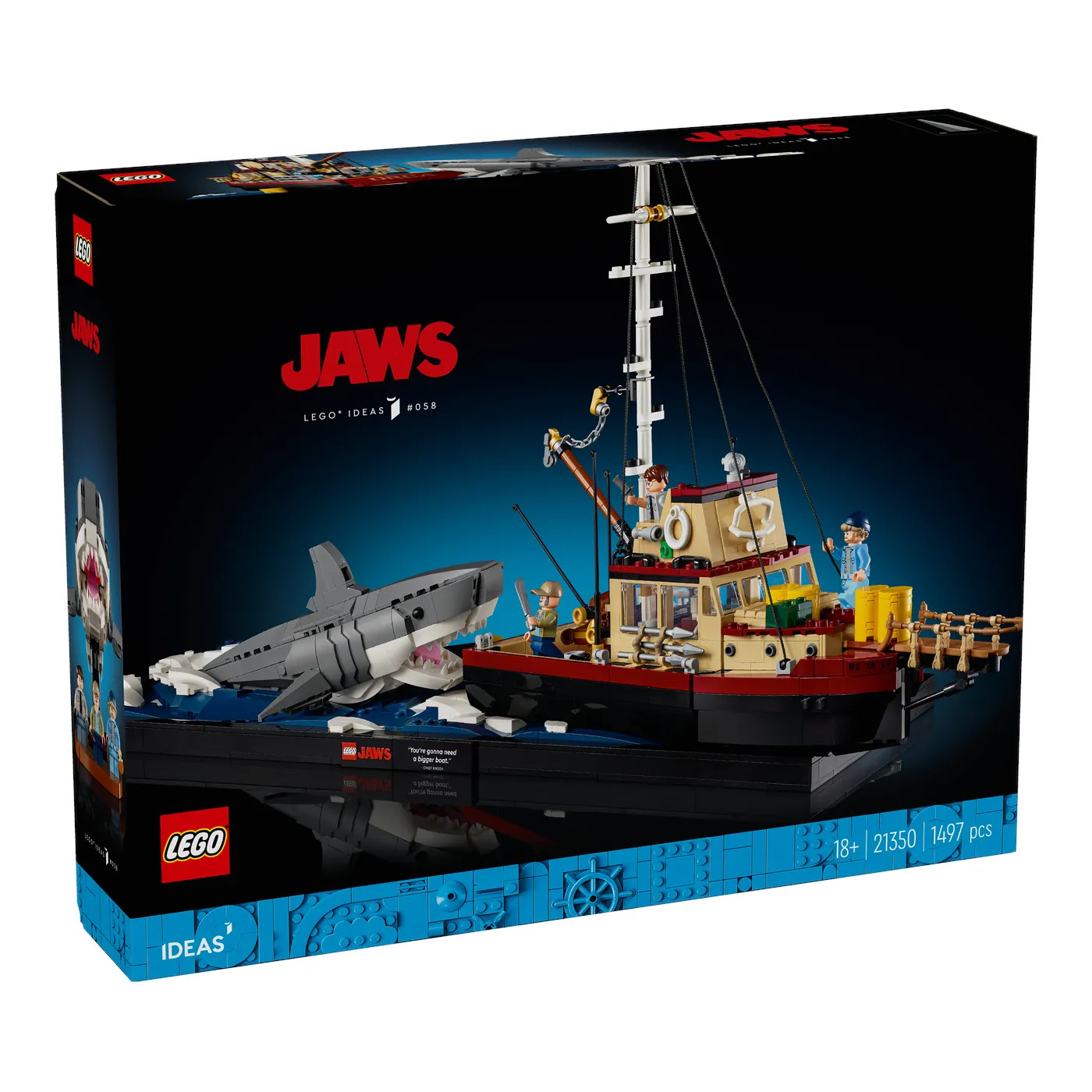Lego® Ideas 21350 - Der weiße Hai 1503 Teile Neu/New - Bild 6