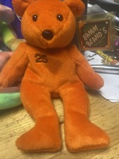 Barry Bonds Salvino's Bamm Beanos 25 Aug 1998 Baseball Beanie Bear