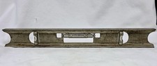 Stanley No. 37 Plated 18 Inch Machinist Iron Level Tool 3-Bubble W/Antique Case*