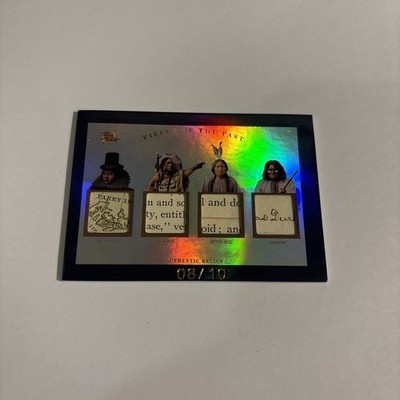 2023 Pieces Of The Past Pocahontas/Geronimo/Sacagawea/Sitting Bull/Relic /10
