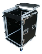 Winkelrack 10HE / 10HE mit Notebook-Ablage Fl...