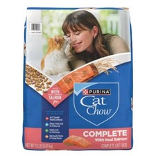 Purina Cat Chow Complete Fish, Seafood and Salmon Flavor Dry Cat Food - 15lbs 1.61 per pound