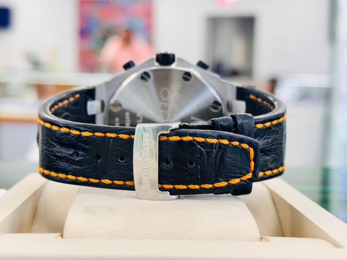 Audemars Piguet Royal Oak Offshore Volcano Orange Leather Strap
