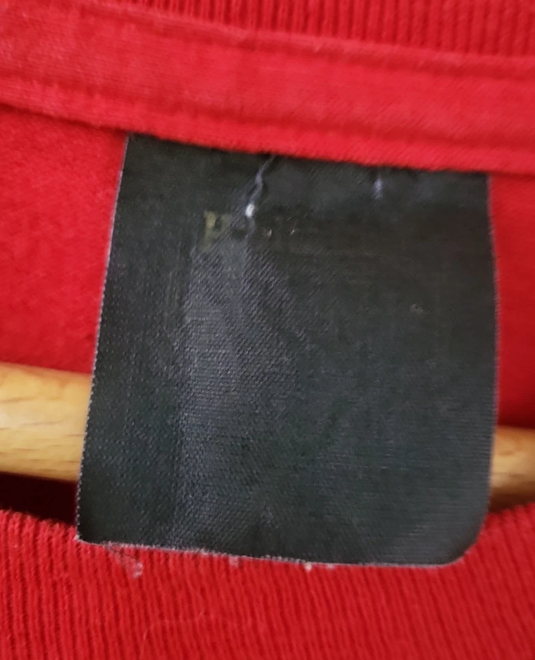 Camiseta unisex vintage 1985 Blade's Rochester N.Y. barra roja y amarilla M/L Foto 4 de 4