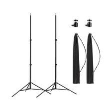 2 Pack Aluminum Light Photography Tripod Stand with Case,Altson 7 F... Fast Ship
