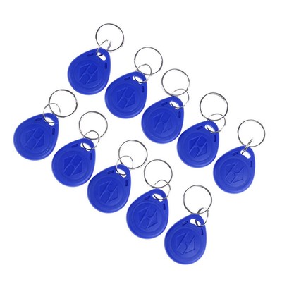 10Pcs New TK4100 keychains 125KHZ RFID proximity id card token tags key fobs C