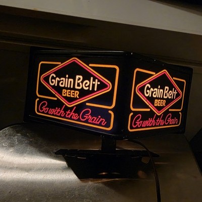 Grainbelt Beer Minnesota Brewery Cash Register Sign