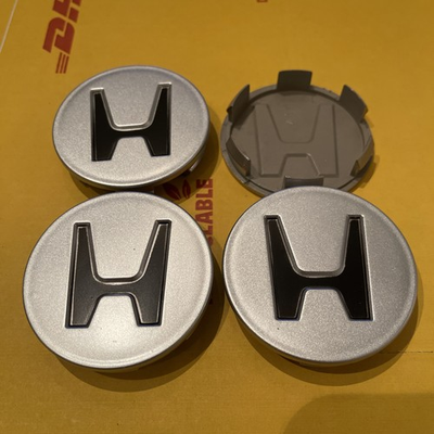 #ad Black Silver HONDA Set Of 4 Wheel Center Caps 69MM Fit Accord Civic Odyssey sv7 $9.88