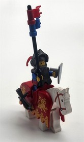 Vintage 1990 LEGO King's Mountain Fortress Set 6081- Complete with 8 minifigs