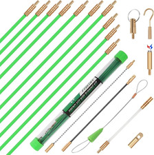 Varillas pasacables fibra vidrio 14ft kit electrico 8 accesorios pesca cableado