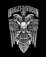 Fridge / Tool Box Magnet Set of 2 Different -  Harley Davidson