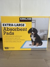 Dog Puppy Training Pee Pads Kirkland Extra Large 100 23x30 Ultra Heavy Absorbent
