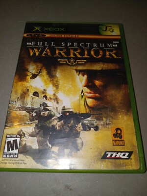 Full Spectrum Warrior (Microsoft Xbox, 2004)  No Manual 