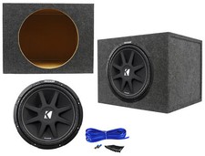 KICKER 43C154 Comp 15" 500 Watt Car Audio Subwoofer Sealed Sub Box Enclosure