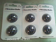 3 PACK 6 TOTAL Sneaker Balls Deodorize SHOES BAGS LOCKERS SB Matrix NEW U19