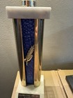 1985 VINTAGE BASEBALL Trophy, Athlete W/MARBLE Base 1st Place — photo 3