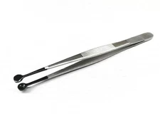 Bead Holding Tweezers Coated Cup Tips for Beads & Pearls Coated Tips No Scratch